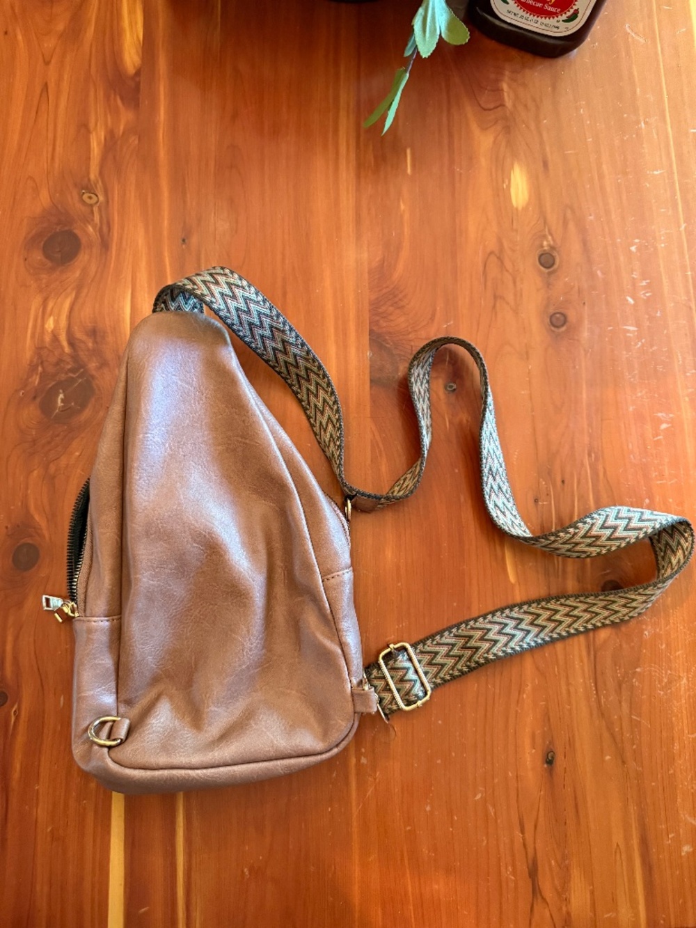 Sam & Hadley Blush cross body bag & wallet